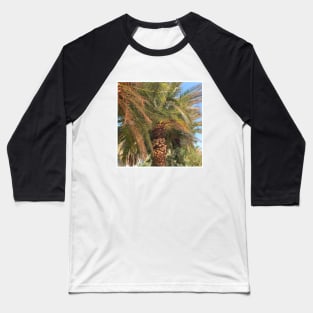 Pretty picture of a Palm Tree. Pretty Palm Trees Photography design with blue sky Baseball T-Shirt